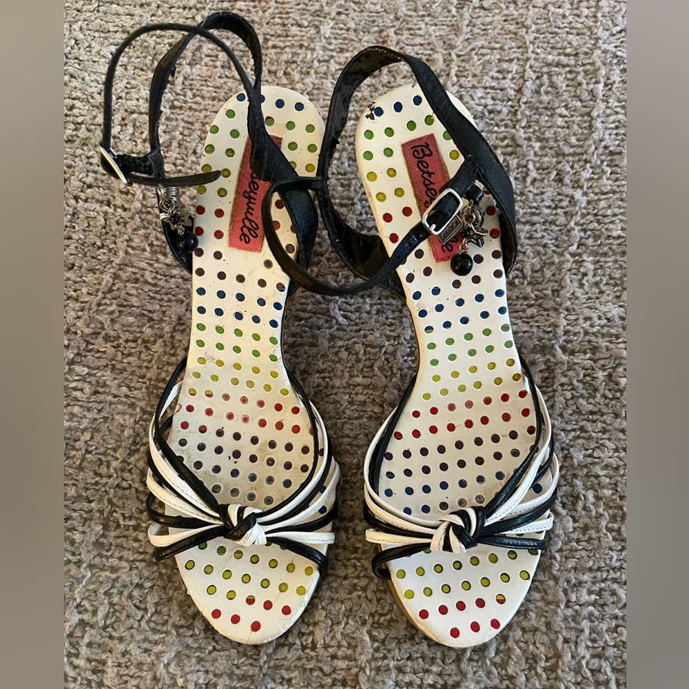 Betsy Johnson strappy heels